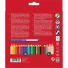 Faber-Castell 112819 Grip Skin Tones Lápis de cor, 18+6