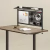 Divisória / organizador de secretária Ergo Office, carga máx. 10 kg, quadro branco, largura 1116 mm, preto, ER-301 B