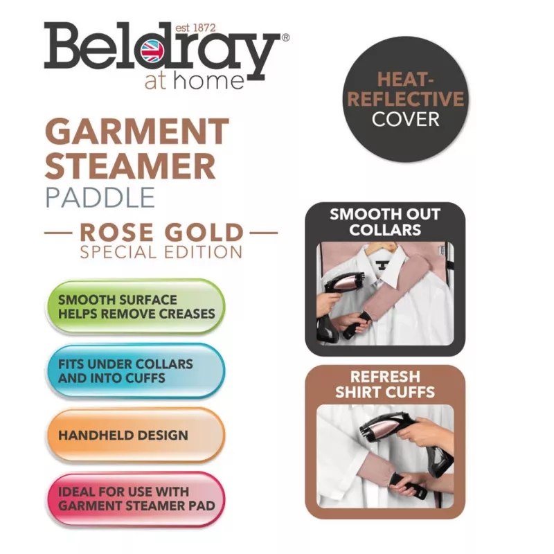 Acessório de escova a vapor Beldray LA031534ROSEFEU7 design compacto