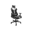 Cadeira de gaming universal FURY Avenger XL com assento acolchoado preto e branco