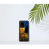 Capa para telefone iKins para Samsung Galaxy S20 Ultra — preto, modelo 'Cafe Terrace'