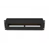 Lanberg AK-VDP103-B painel de distribuição de tensão de 19 polegadas 3U com calha DIN TS-35, preto