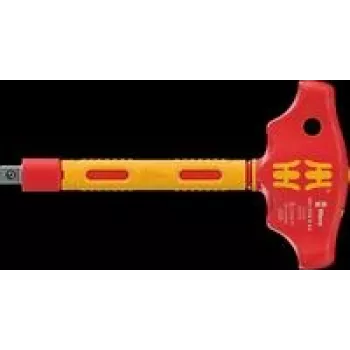 Chave de fendas manual Wera 05005122001 chave de fendas individual com punho em T 99 mm de largura 130 mm de comprimento 49 mm de altura
