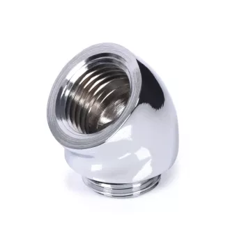 Conector de tubo Alphacool 17591 cromado rosca 1/4 polegadas