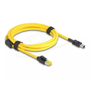 Cabo Delock Ficha RJ45 Cat.6 para Mini I/O 8 Pin D-Form Tipo 2 2 m (81251)