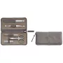 Conjunto de presente de manicura e pedicura ZWILLING 97445-005-0 aço inoxidável taupe 5 acessórios