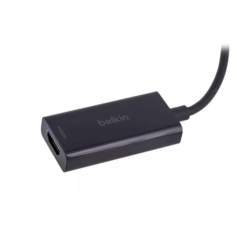 Adaptador de cabo de vídeo Belkin AVC013BTBK HDMI Type-A (Standard) USB Type-C preto