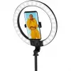 LogiLink anel de luz para smartphone com tripé pau de selfie, DM 20cm (AA0156)