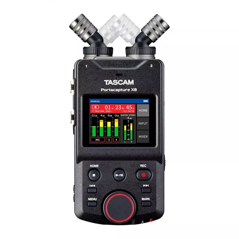 Tascam Portacapture X6 - gravador multipista portátil de alta resolução