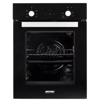 Forno de encastrar MPM MPM-45-BO-20, forno de assar, 45 cm, 1900 W, convecção, 7 programas automáticos, preto