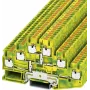 Borne de condutor de proteção de três níveis push-in Phoenix Contact PT-PE PT 2,5-3PE verde-amarelo conteúdo: 1 unid. (3210525)