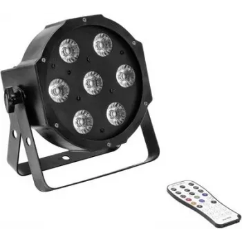 Luz de efeito LED EUROLITE SLS-7 com 7 LEDs, iluminação de palco compacta