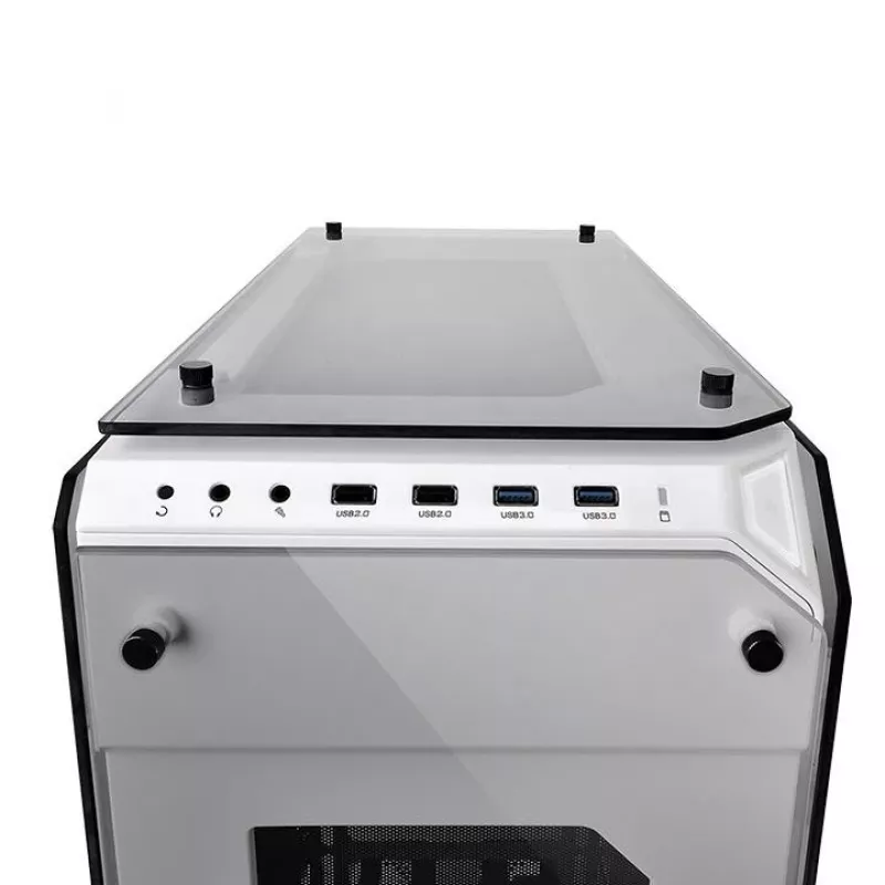 Caixa View 71 Riing Tempered Glass E-ATX Full Tower - Snow Edition