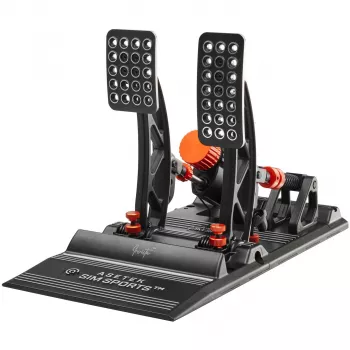 Conjunto de pedais Asetek SimSports Invicta THORP II - preto