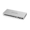 Switch de rede Zyxel XGS1210-12-ZZ0102F gerido Gigabit Ethernet (10/100/1000) cinzento