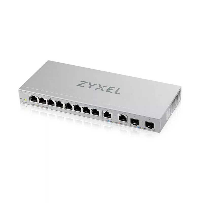 Switch de rede Zyxel XGS1210-12-ZZ0102F gerido Gigabit Ethernet (10/100/1000) cinzento