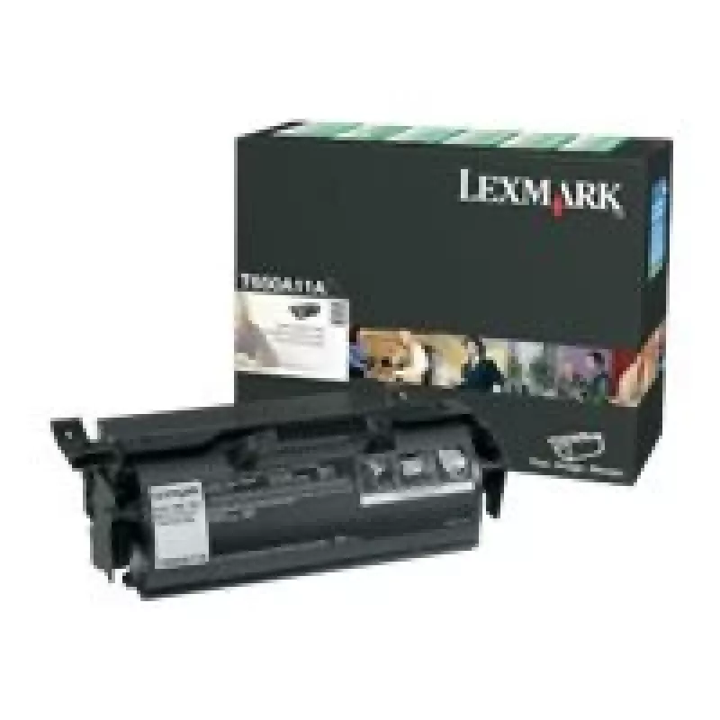 Lexmark T650A11E cartucho de toner, preto, 7000 páginas