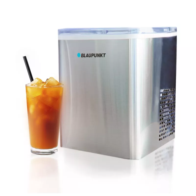 Máquina de fazer gelo BLAUPUNKT IMB301 — máquina de gelo compacta de bancada, produção automática de gelo
