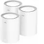 Cudy M3000 pack de 3 sistema Wi-Fi Mesh dual band (2,4 GHz / 5 GHz) Wi-Fi 6 (802.11ax) cinzento, branco 1 interno