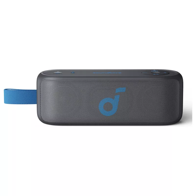 Altifalante portátil estéreo Soundcore Select 3 Cinzento, Azul