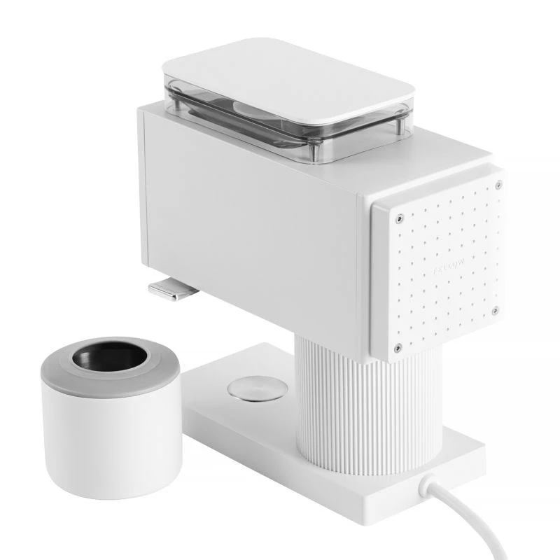 Moinho de café elétrico Fellow Ode Gen 2 — 140 W, mós de aço inoxidável, capacidade de 100 g, branco