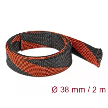 Manga de cabo DeLOCK 20753 preto vermelho