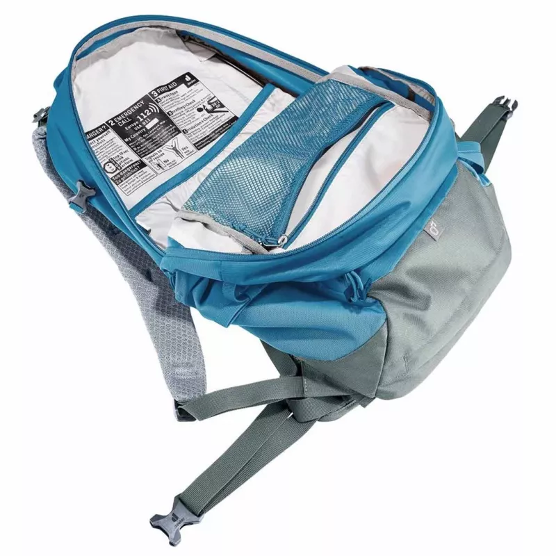 Mochila DEUTER Trail 25 mochila de caminhada diária, 25 L, poliéster, capa de chuva, cinto de cintura
