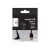 Cabo USB 2.0 para USB-C em ângulo / CC-USB2-AMCML-0,2M GEMBIRD