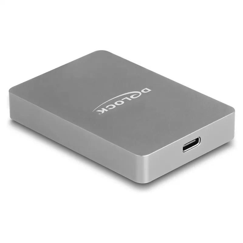 Leitor de cartões DeLOCK USB Type-C CFexpress XQD alumínio cinzento 10000 Mbit/s