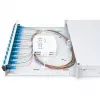 CAIXA DE FUSÃO DE FIBRA ÓTICA LC OS2 1U 12XLC OS2 PIGTAILS ACOPLADOR