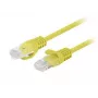Cabo de patch Cat.5e UTP 1 m amarelo FLUKE PASSED LANBERG pack de 10