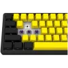 Teclado de gaming mecânico LORGAR KBP70MW 65% preto amarelo layout EN