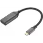 Cabo adaptador HDMI ficha USB-C 15 cm preto RF-5234038 Blindagem entrançada (RF-5234038)