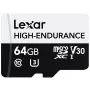 Cartão microSD High Endurance 64 GB C10 A1 U1 V30 100/35 MB/s