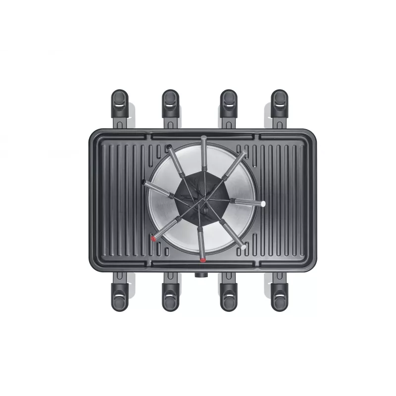 Grelhador de raclette Severin RG 2347 8 pessoas 1400 W preto