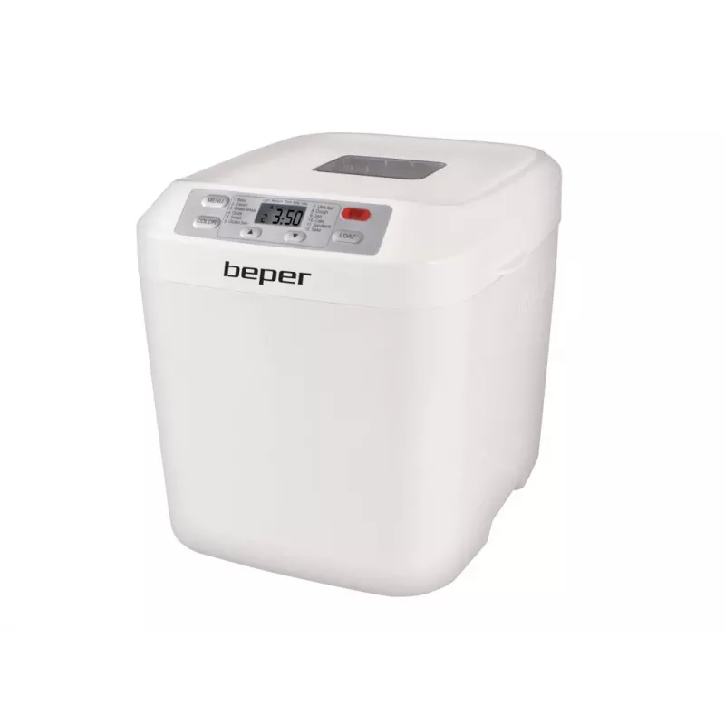Máquina de fazer pão Beper BC.130 – 550 W, 12 programas, pães de 600–900 g
