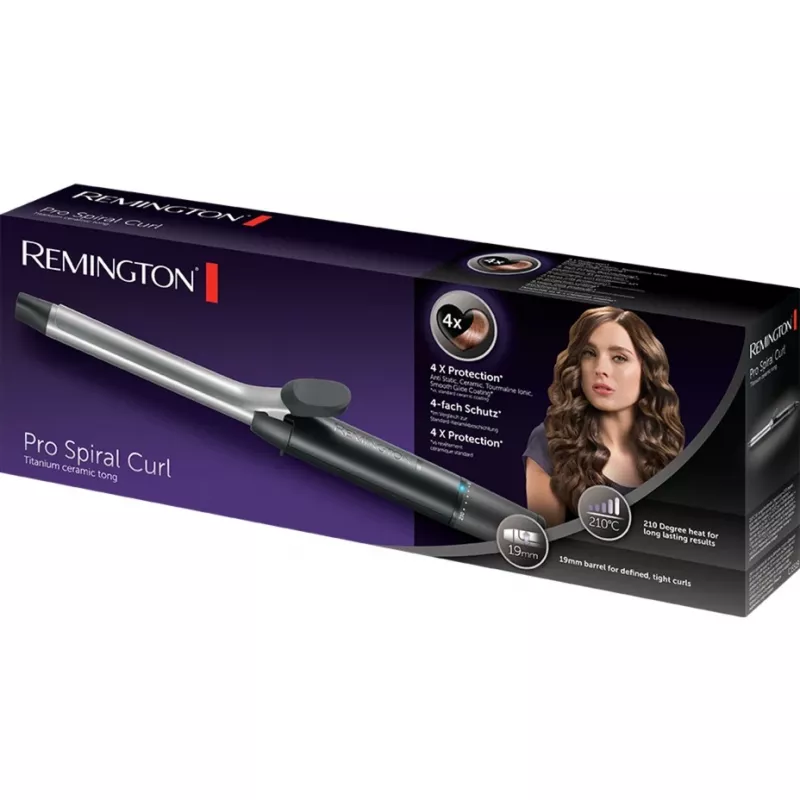 Remington CI 5519 Ferro de caracóis Warm preto, cinzento