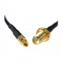 Cabo coaxial DeLOCK 88579 0,2 m preto