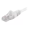 Cabo de rede Wentronic Goobay CAT 5e Patch, U/UTP, Branco, 0,25 m - mistura de cobre CCA (68614)