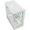 Caixa Sharkoon MK7 ARGB mATX 2x vidro branca