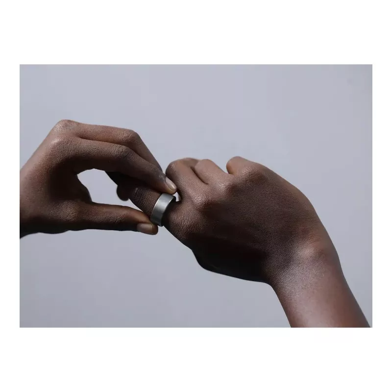 Ultrahuman Ring Air Raw Titanium tamanho 8 | Ultrahuman