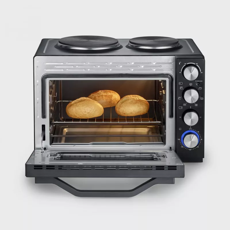 Forno torradeira Severin TO 2074 30L 2500W preto com grelhador