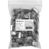 Ficha RJ45 modular QOLTEC 54554 CAT5e FTP, 100 unidades, prateado, plástico, 11×22×18 mm
