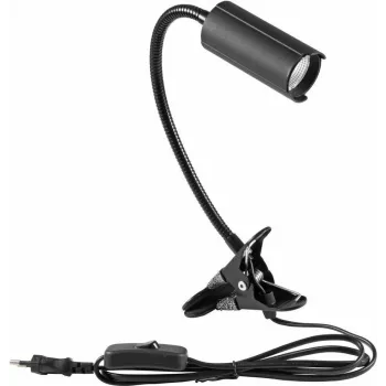 Projetor LED EUROLITE KKL-7 3000K preto – 3000 K branco quente, iluminação compacta de palco/destaque