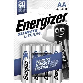 Pilha Energizer AA Lithium 1,5V E301535301 — pilha de lítio AA de célula única