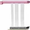 Cabo riser PCIe 5.0 Hyper HYTE ACC-HYTE-PCIE50-SM, 20 cm, rosa/branco