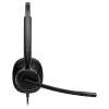 Auscultador USB monaural com fios HP Poly Mission 415 — leve com 99 g, design de uma orelha