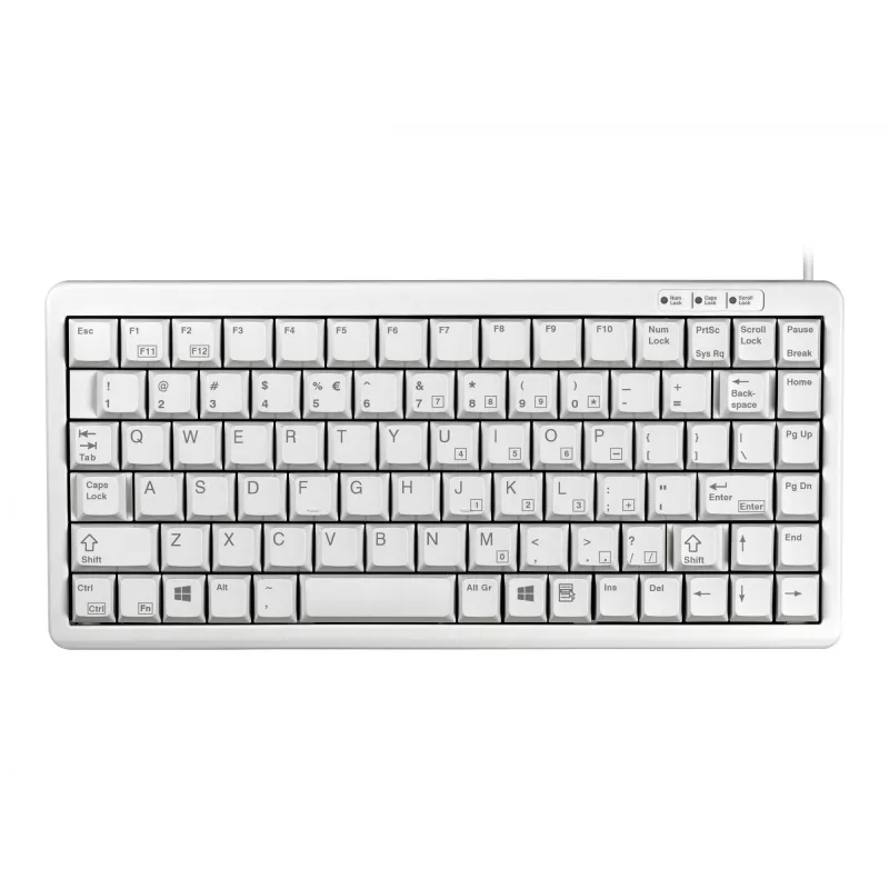 Teclado CHERRY G84-4100 universal USB QWERTY US-inglês cinzento
