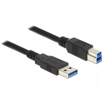 Cabo USB DeLOCK 85070 USB 3.2 Gen 1 5 m USB A USB B preto