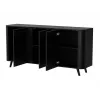Cómoda Cama VOLARE 151 x 39 x 75 cm preto